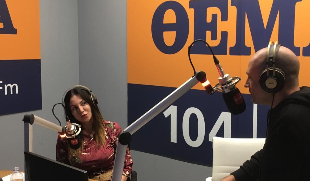 Η Βίκυ Φλέσσα στο Θέμα Radio 104,6